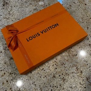 LV box with ribbon